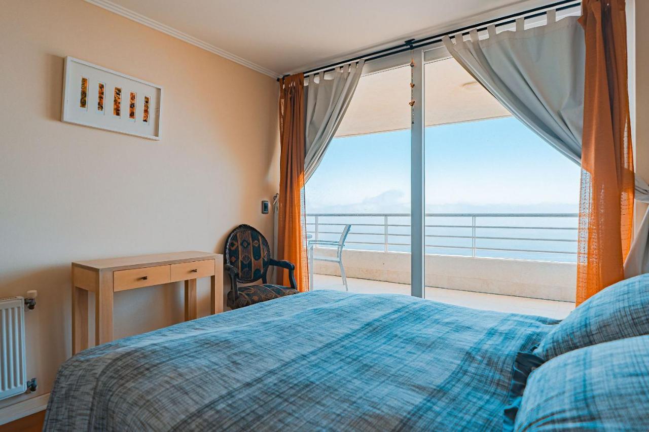 Hermoso Departamento con Insuperable Vista al Mar Apartamento Viña del Mar Exterior foto