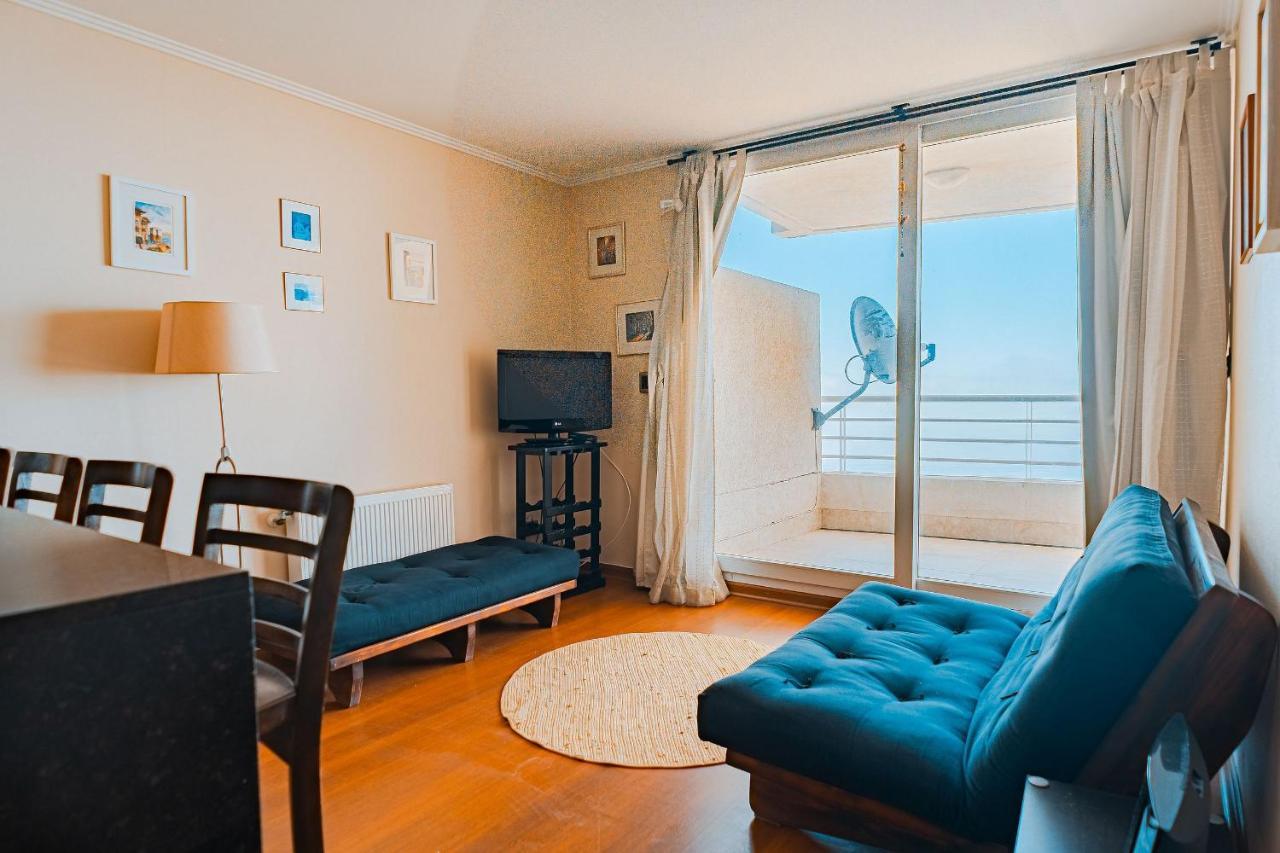 Hermoso Departamento con Insuperable Vista al Mar Apartamento Viña del Mar Exterior foto