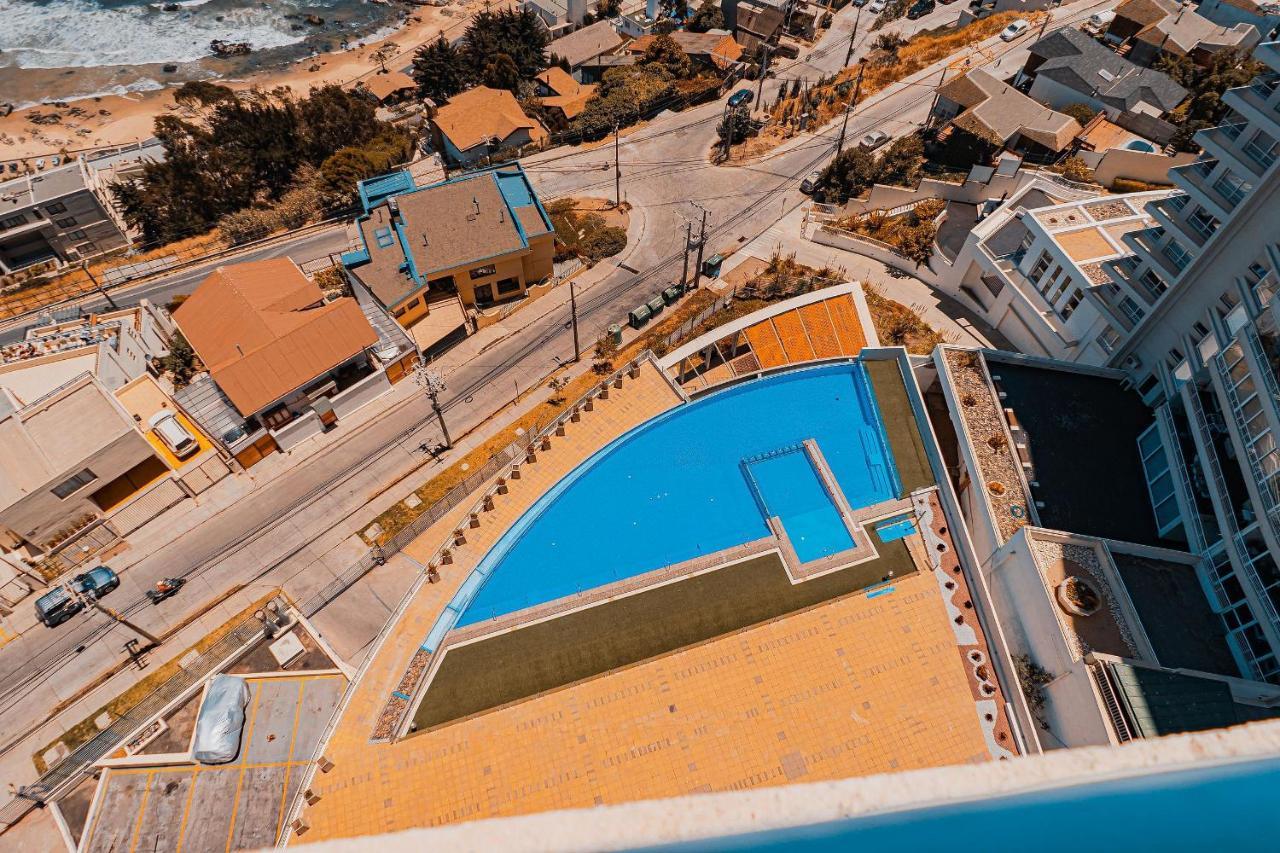 Hermoso Departamento con Insuperable Vista al Mar Apartamento Viña del Mar Exterior foto
