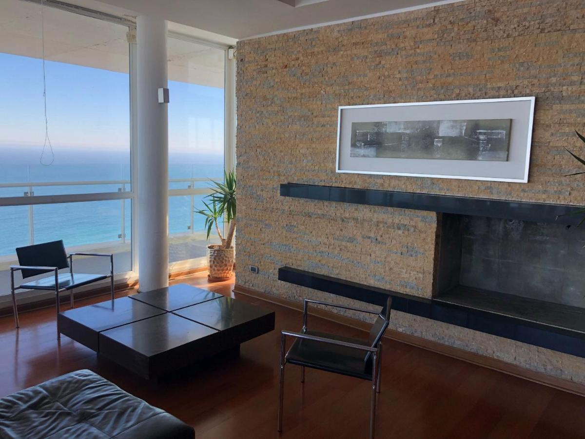 Hermoso Departamento con Insuperable Vista al Mar Apartamento Viña del Mar Exterior foto